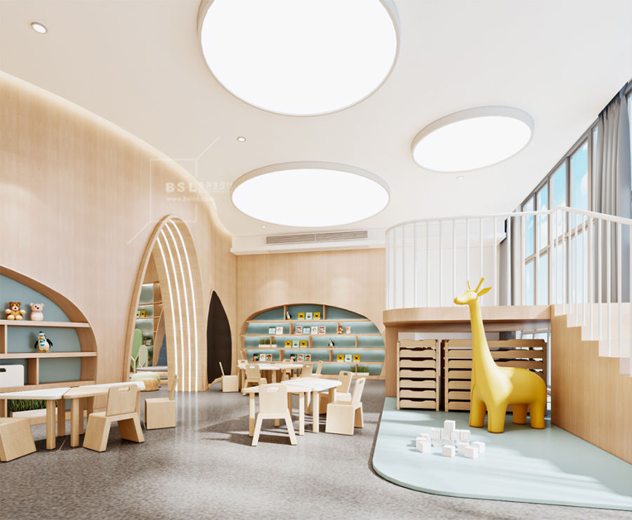幼儿园设计案例-麻涌艺馨幼儿园设计-变色龙设计