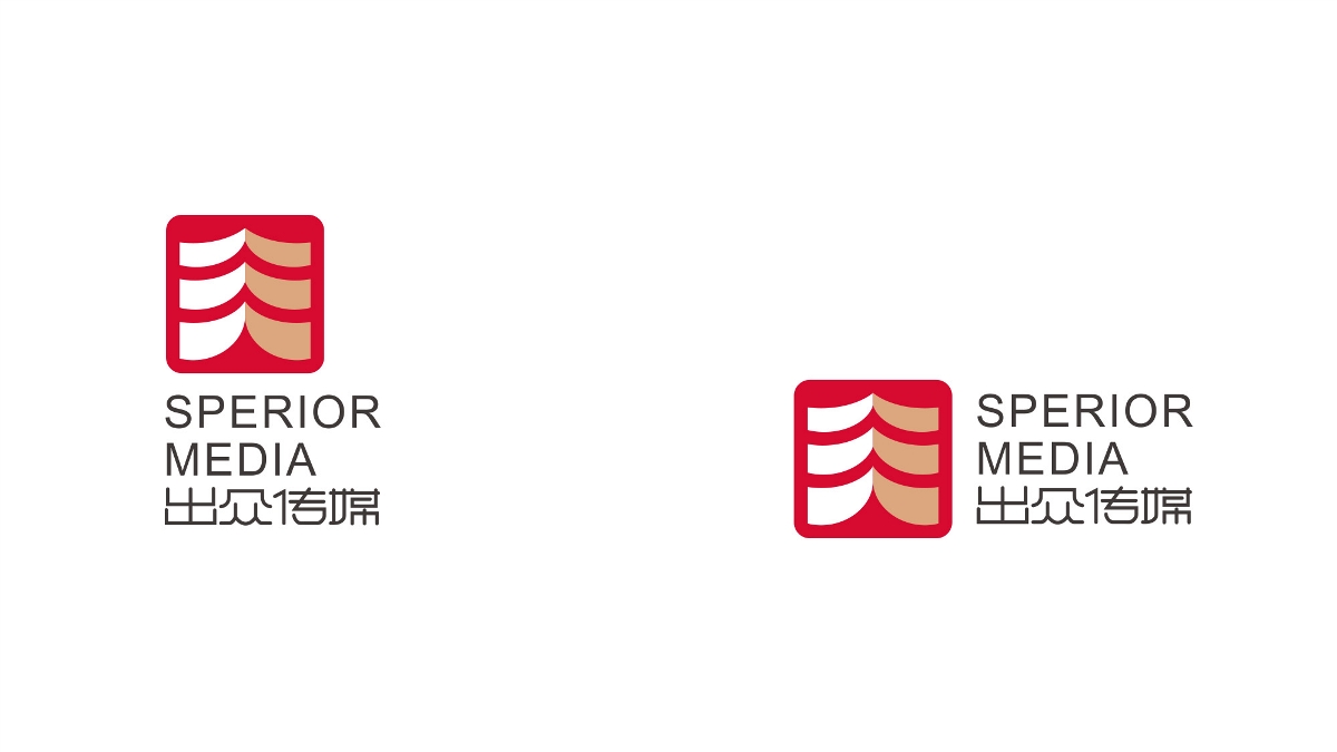 出众传媒公司标志设计