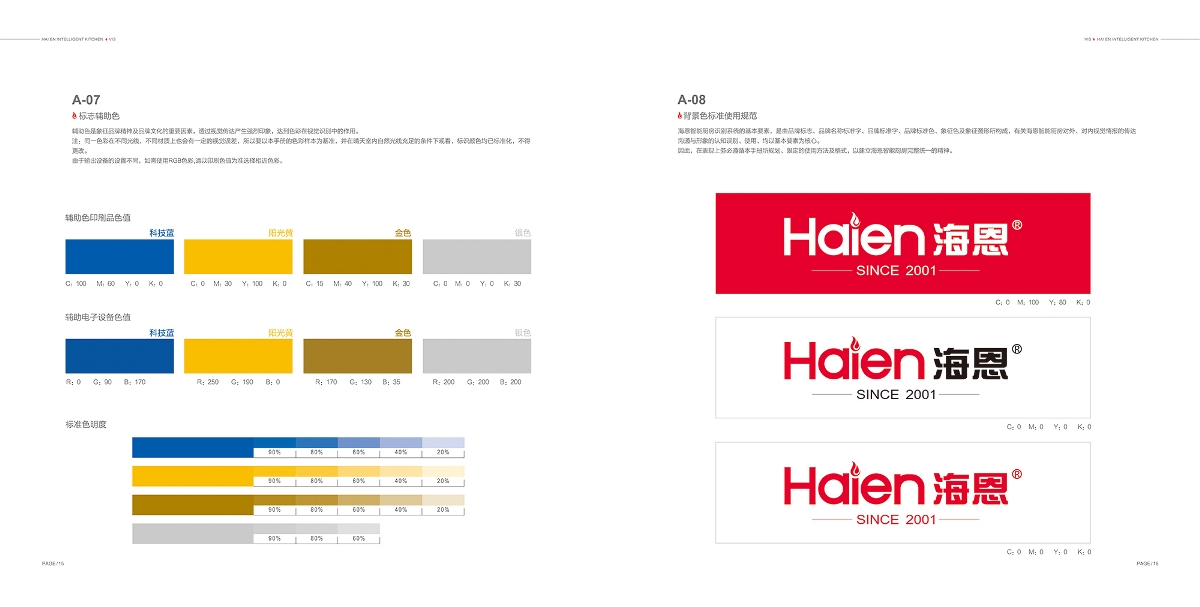 海恩厨具LOGO设计VIS手册