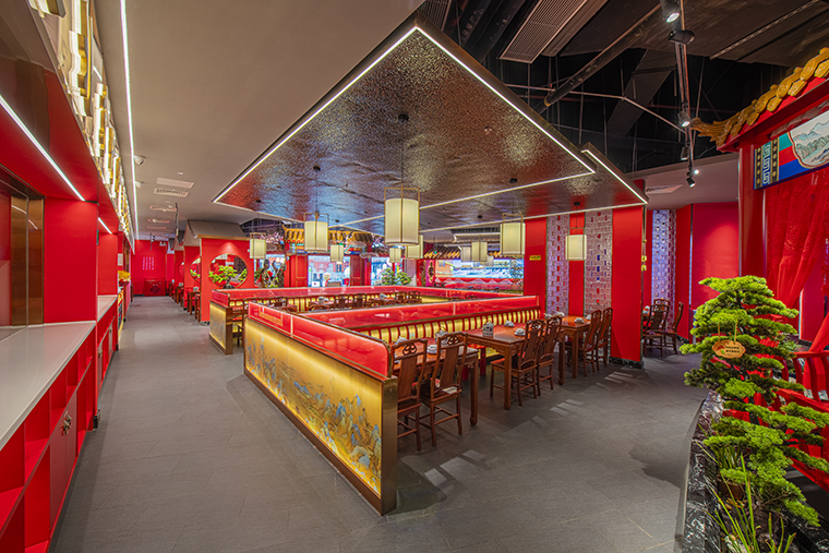 粤港澳大湾区最地道的北京烤鸭京味张连锁店餐饮空间设计