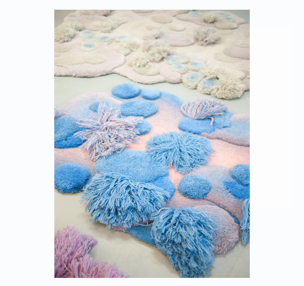 设计师的梦幻设计元素——七彩苔藓地毯🌈