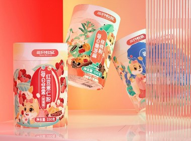 尚智×三只松鼠 | 藕粉飲品系列包裝