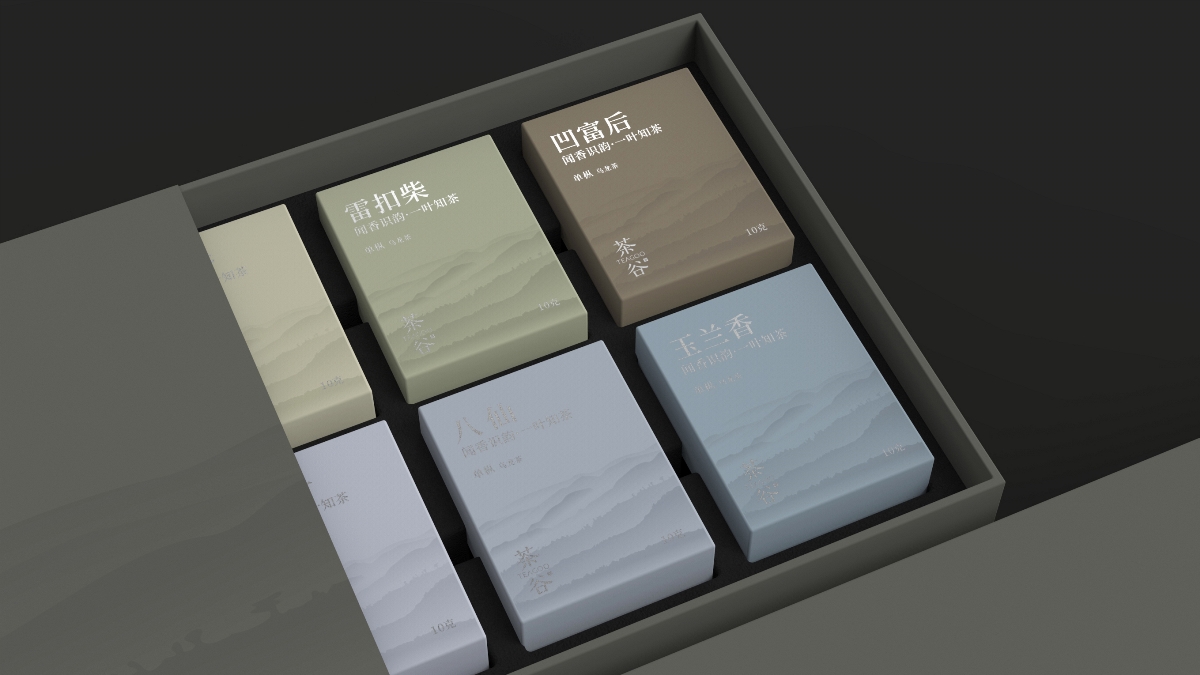 茶谷 | 单丛乌龙茶包装设计 | 原创 简约