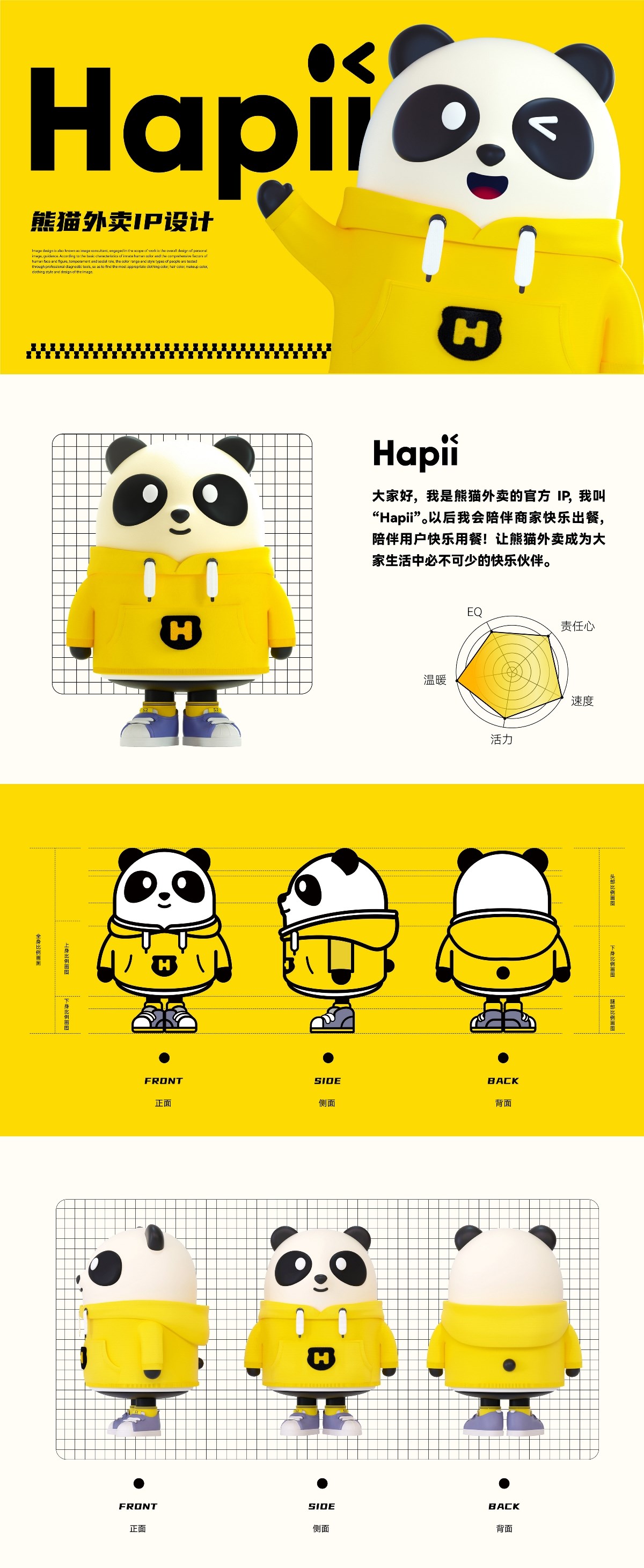 熊猫外卖IP设计