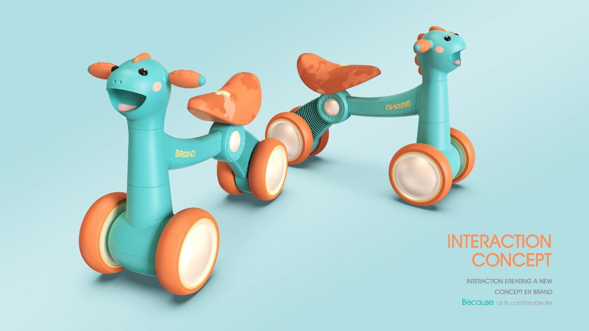互动概念设计丨儿童车设计