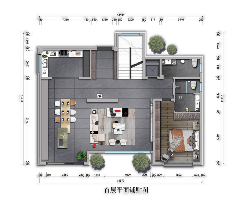 450m²別墅現(xiàn)代生活的追求