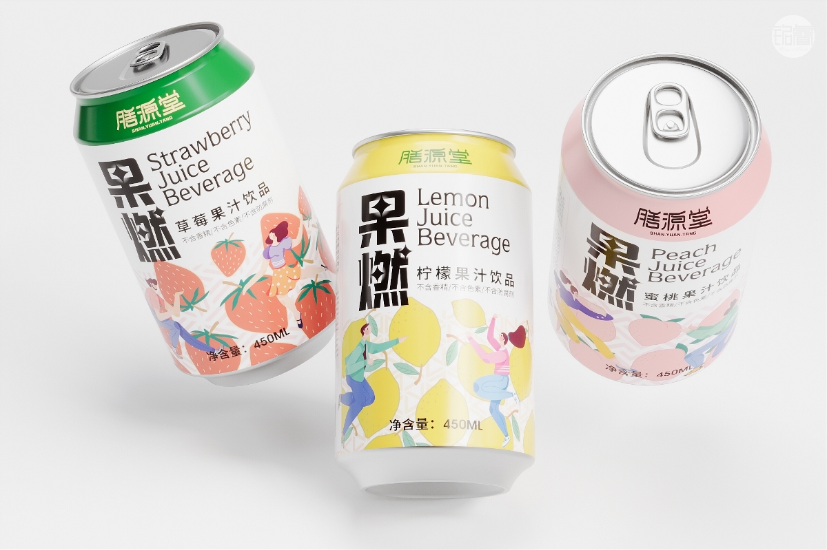 果汁饮品包装设计饮料果汁汽水包装设计©刘益铭原创作品
