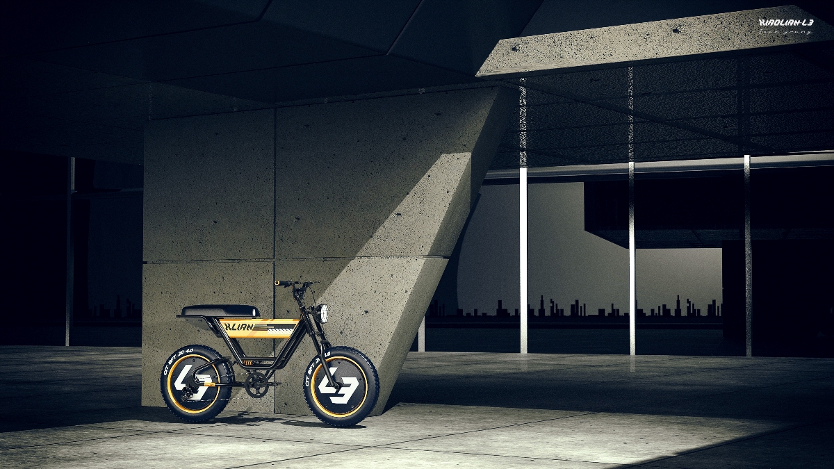 哈士奇设计作品- 47电动摩托车-Xlian-L3