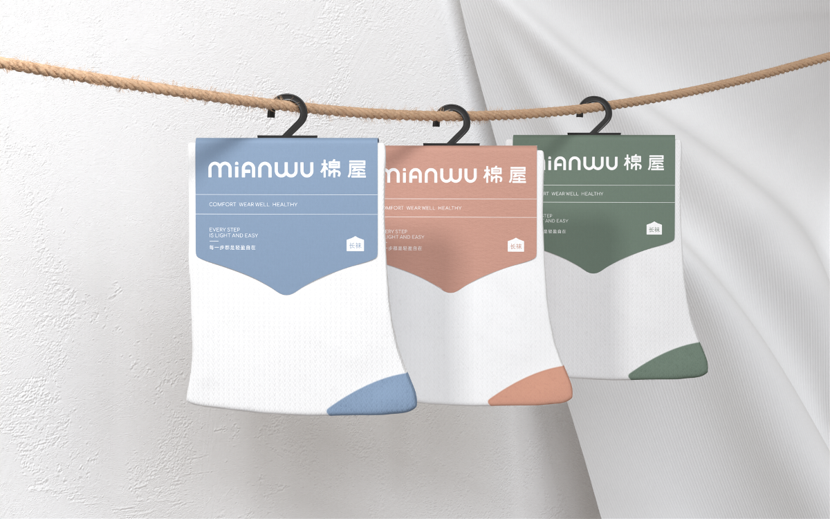 MIANWU棉屋丨袜子品牌设计