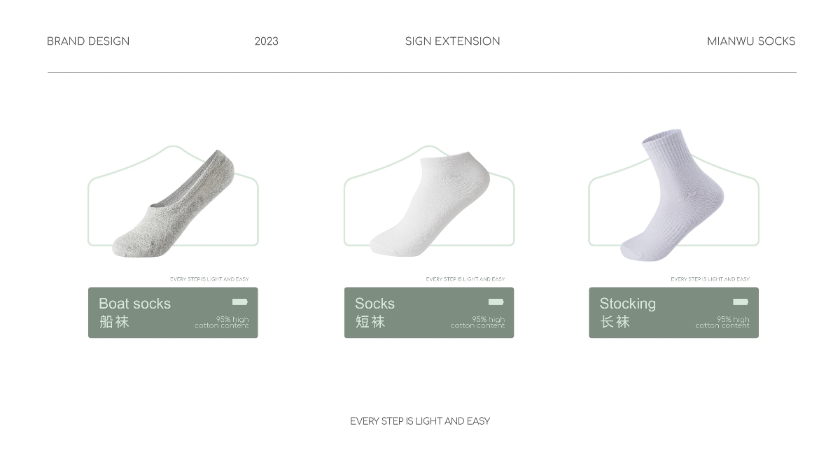 MIANWU棉屋丨袜子品牌设计