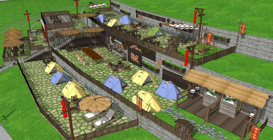露营营地设计案例效果图