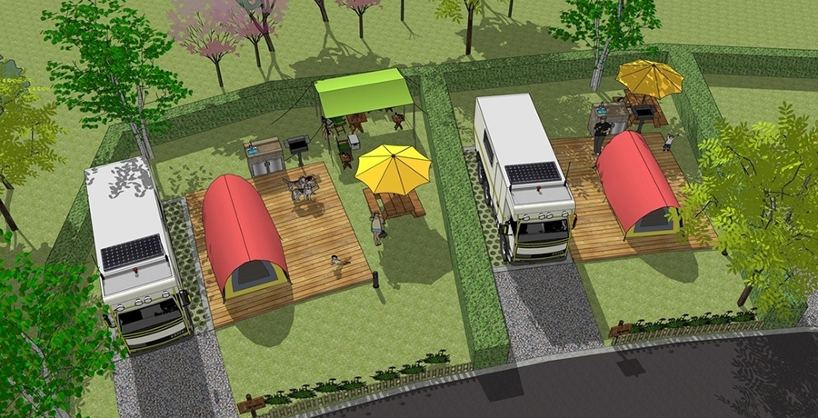 露营营地设计案例效果图