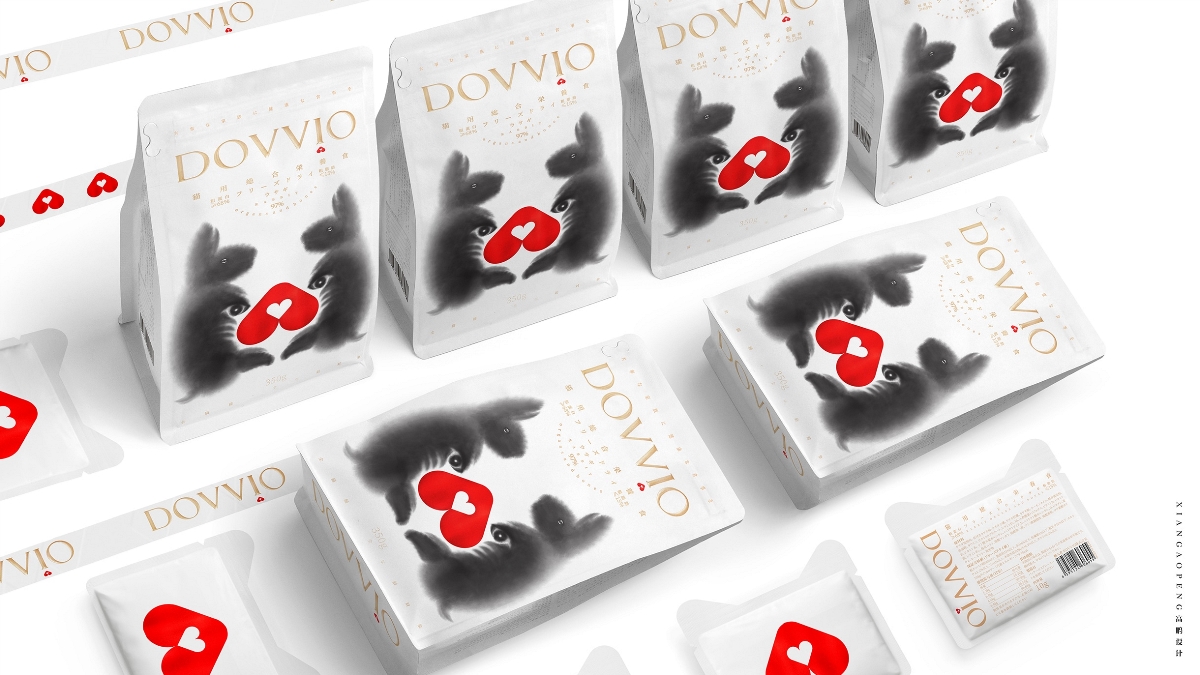 高鹏设计XDOVVIO宠物食品品牌与产品包装升级设计