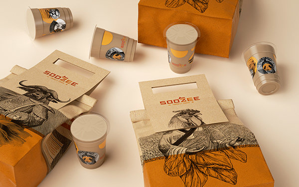 Soo Zee 餐饮品牌包装设计 ​​​