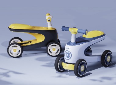哈士奇設計作品—13 兒童四輪滑行車