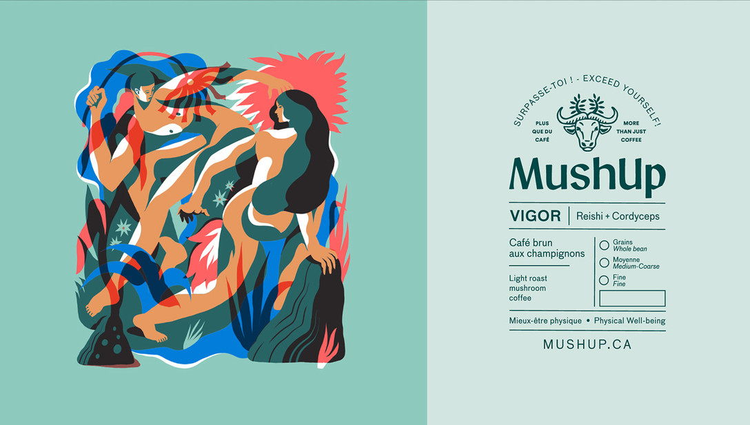 mushup 咖啡品牌包装设计