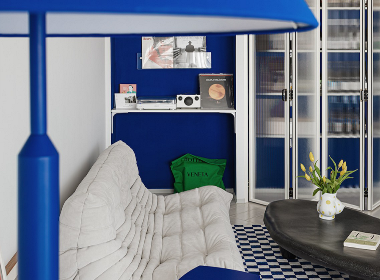 室内设计丨克莱因蓝的客厅设计💙