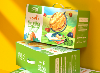 粤猫 x 鲜记 | 每日坚果食品包装设计