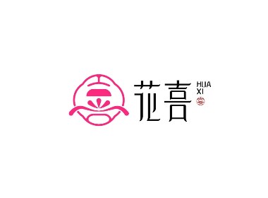 花喜餐厅logo设计