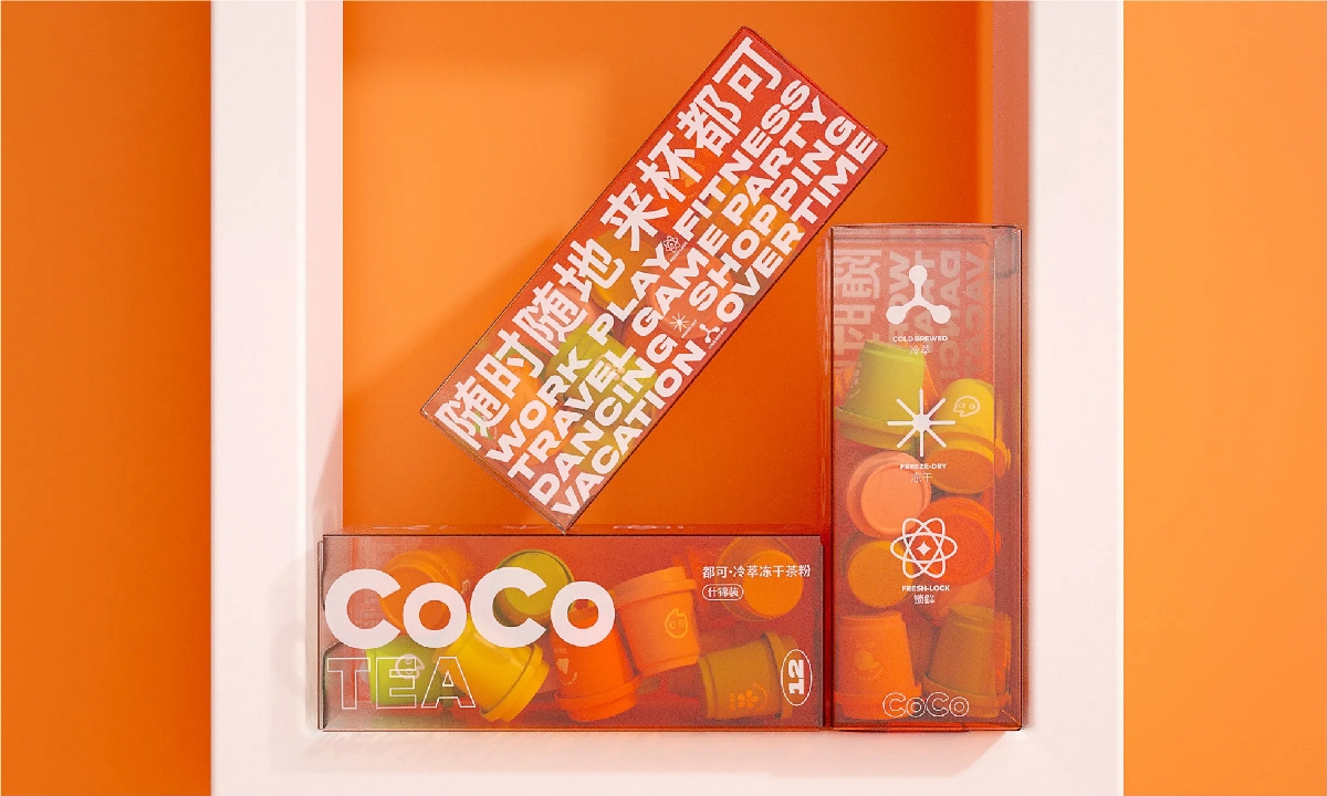 CoCo冻干茶粉包装