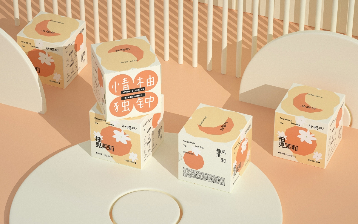 《叶晓书》花茶系列包装 冷泡茶养生茶茶叶包装设计
