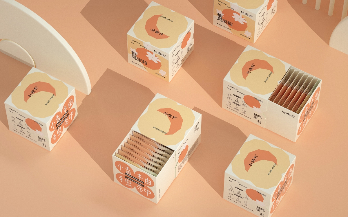 《叶晓书》花茶系列包装 冷泡茶养生茶茶叶包装设计