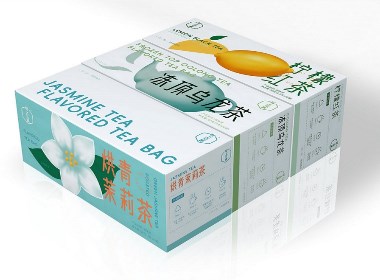 花果茶品牌包装设计  茉莉花茶包装设计  插画包装设计  茶叶包装设计