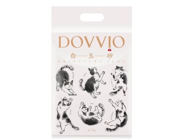 高鹏设计XDOVVIO宠物猫砂产品包装设计