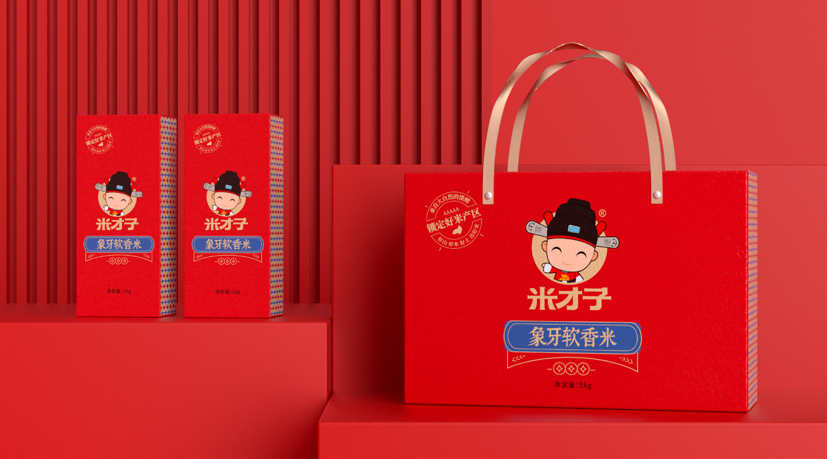 粵貓 X 米才子 | 大米農(nóng)產(chǎn)品 包裝設(shè)計