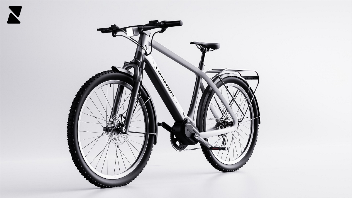哈士奇设计作品 — 城市电动自行车