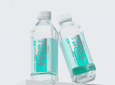 天蕴泉丨优好滋 天然水源苏打水包装瓶型设计
