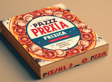零食披萨快餐食品素食快餐高级包装设计