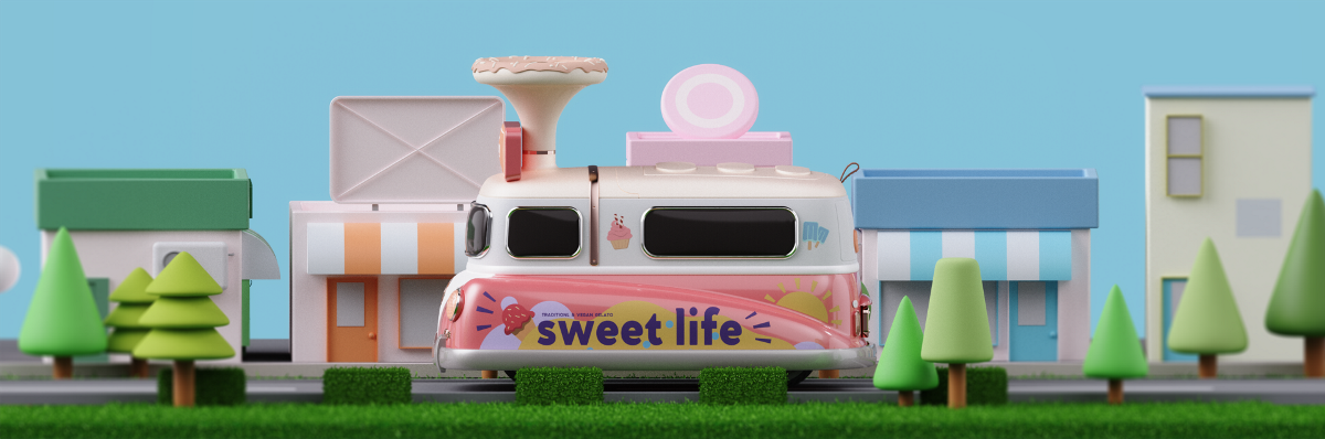 儿童甜品滑行车 — 哈士奇设计