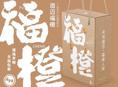 海南岛丰物文创设计丨农产品水果食品包装设计｜澄迈福橙
