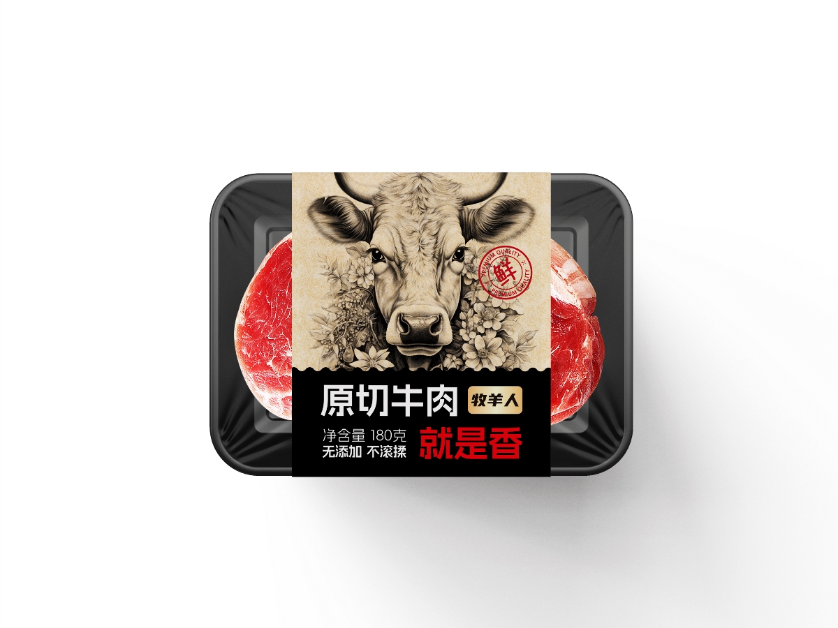 牛肉包装设计