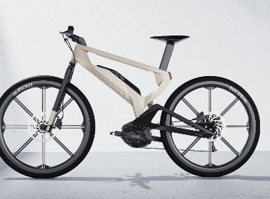 哈士奇设计作品 — 城市电动自行车