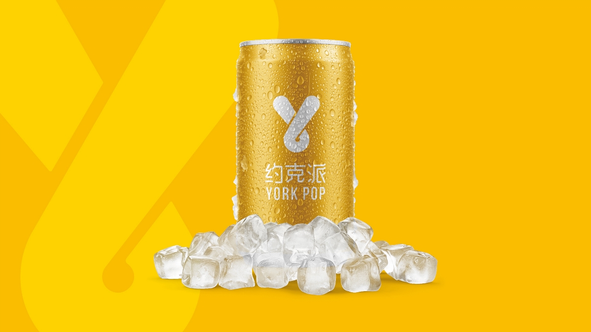 约克派YORK POP美式厨房餐饮品牌LOGO设计 西餐LOGO VI