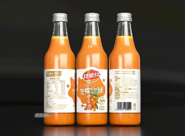 黑米设计 X 甘粟红生榨果汁饮料包装