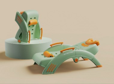 哈士奇设计作品—儿童洗头椅