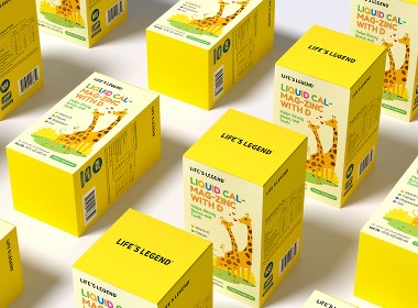 珠西药业儿童营养品包装设计