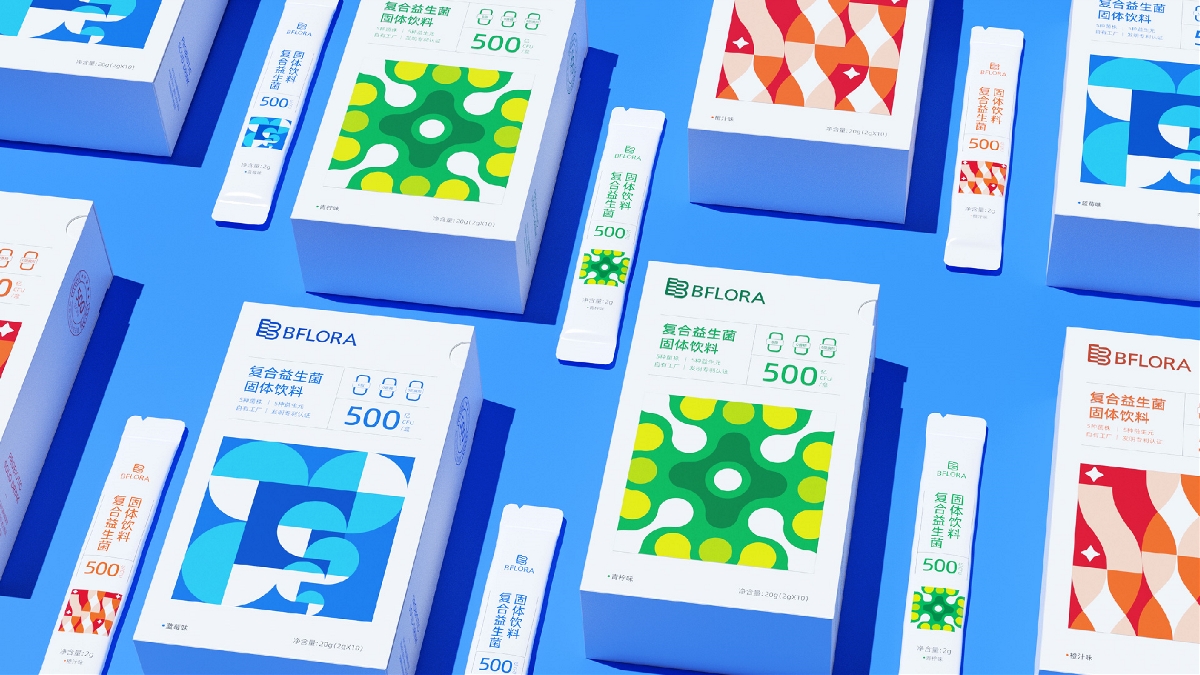 BFLORA益生菌品牌包装全案设计