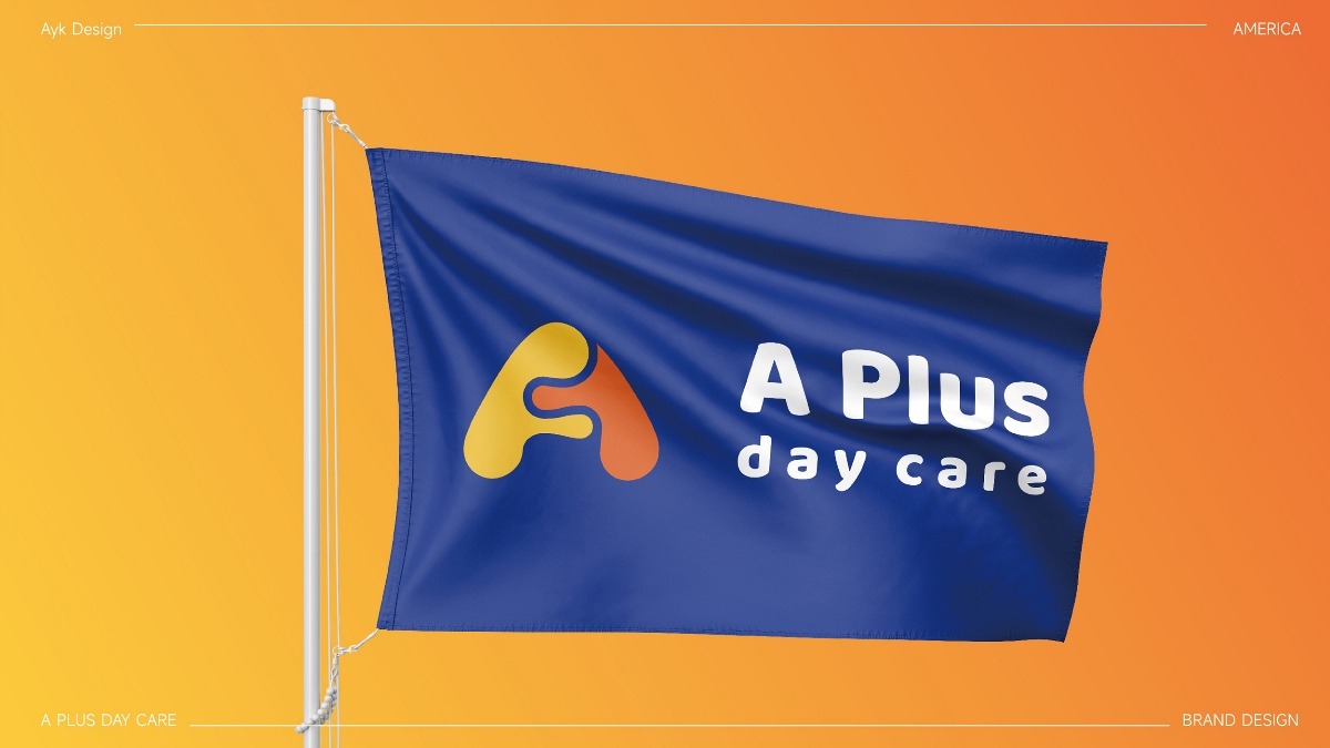 A PLUS DAYCARE幼儿看护品牌LOGO设计 托儿所 幼儿园LOGO