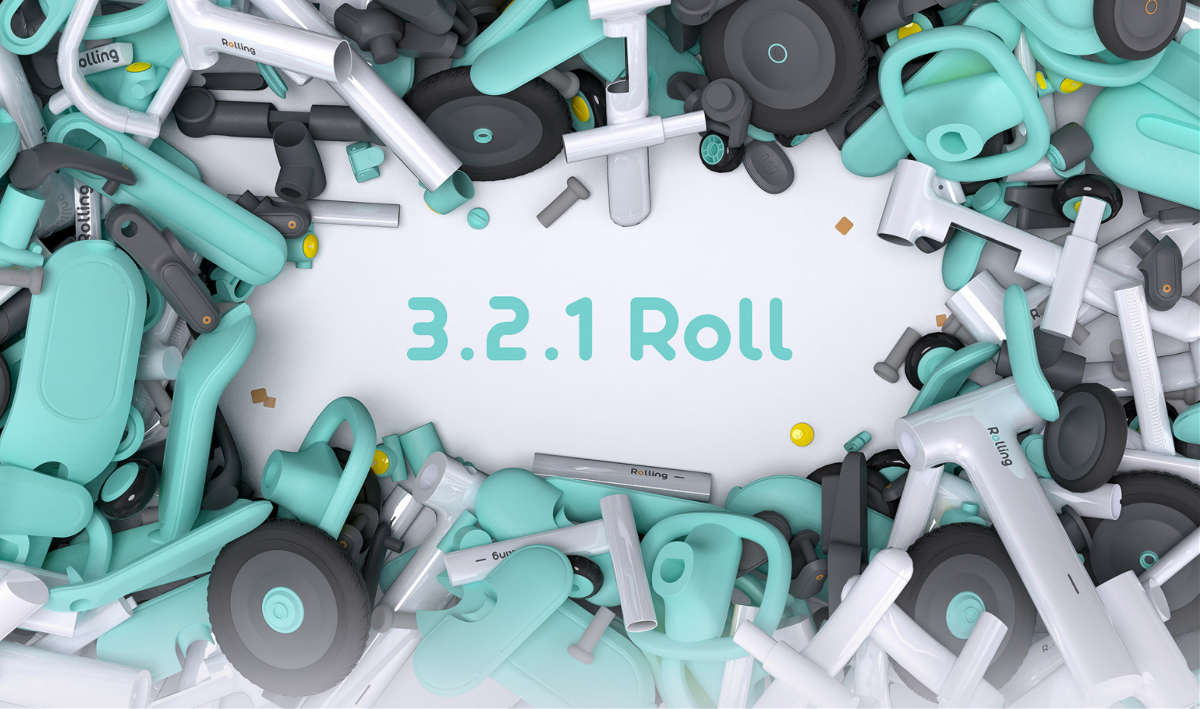 3.2.1 Roll — 兒童成長騎行玩具套系