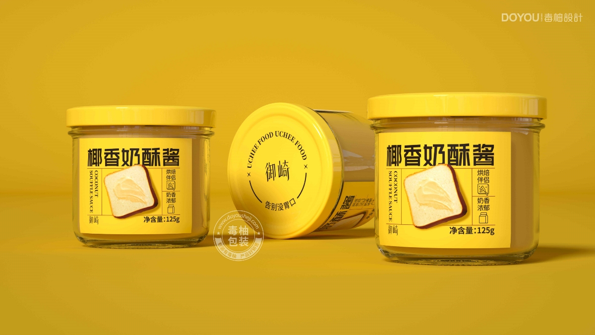 御崎椰香奶酥醬產(chǎn)品包裝設計