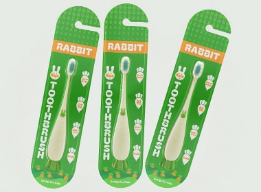 RABBIT 儿童牙刷包装设计