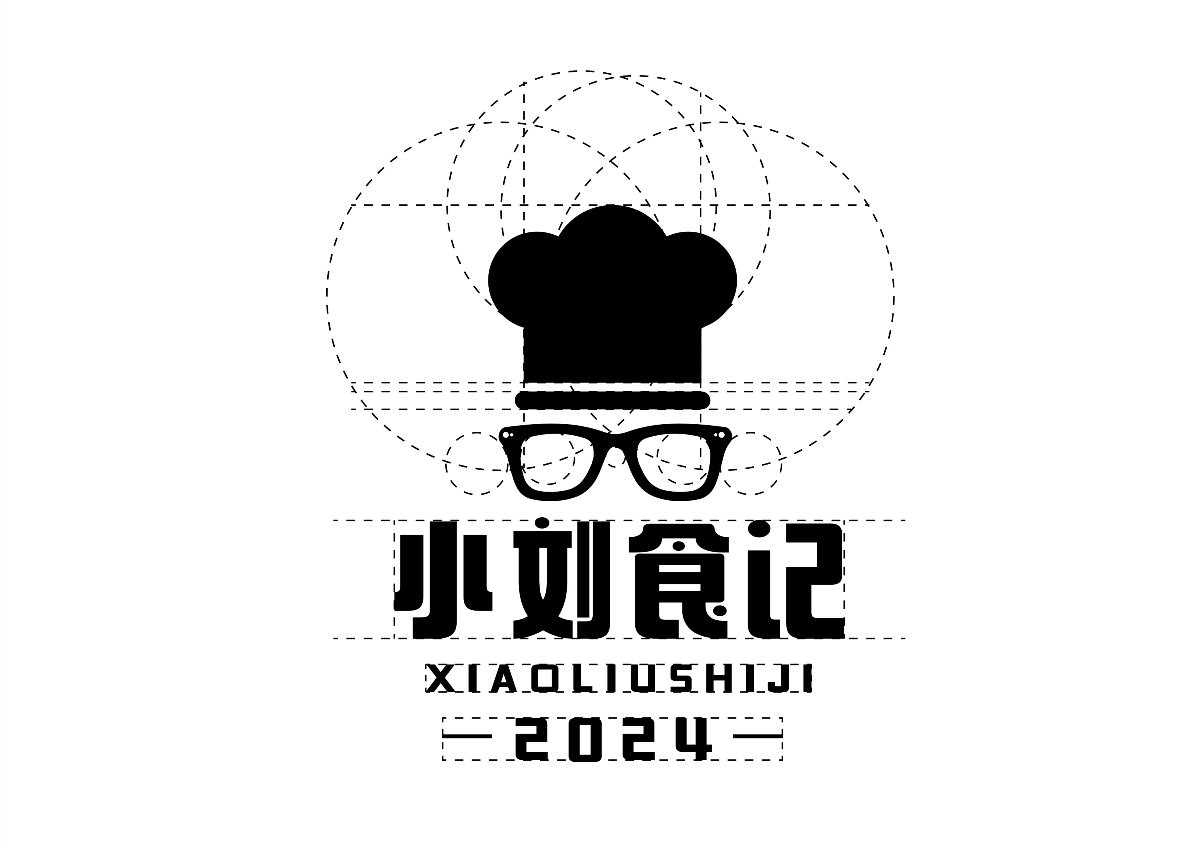 小劉食記Logo Design