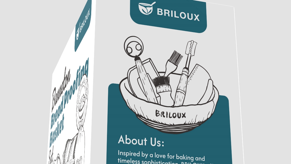 briloux 酸面包烘焙用品包裝設計