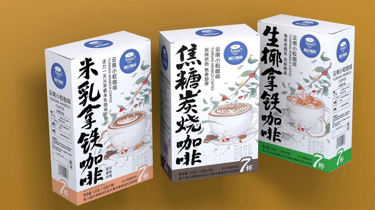 4個國潮風(fēng)咖啡飲料包裝設(shè)計