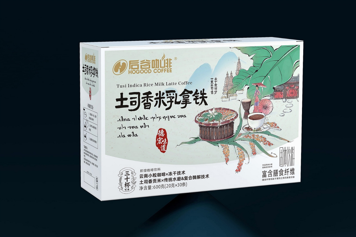 4個國潮風(fēng)咖啡飲料包裝設(shè)計