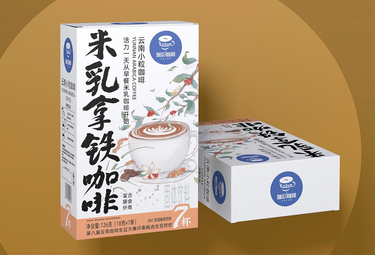 4個國潮風(fēng)咖啡飲料包裝設(shè)計